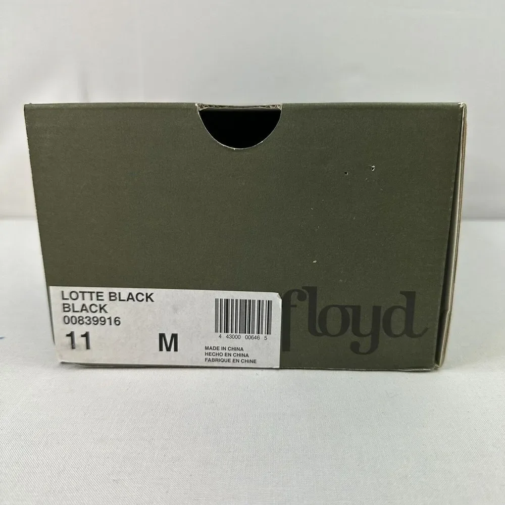 Floyd Lotte Black Men's Oxford Dress Shoes Sz 11‎